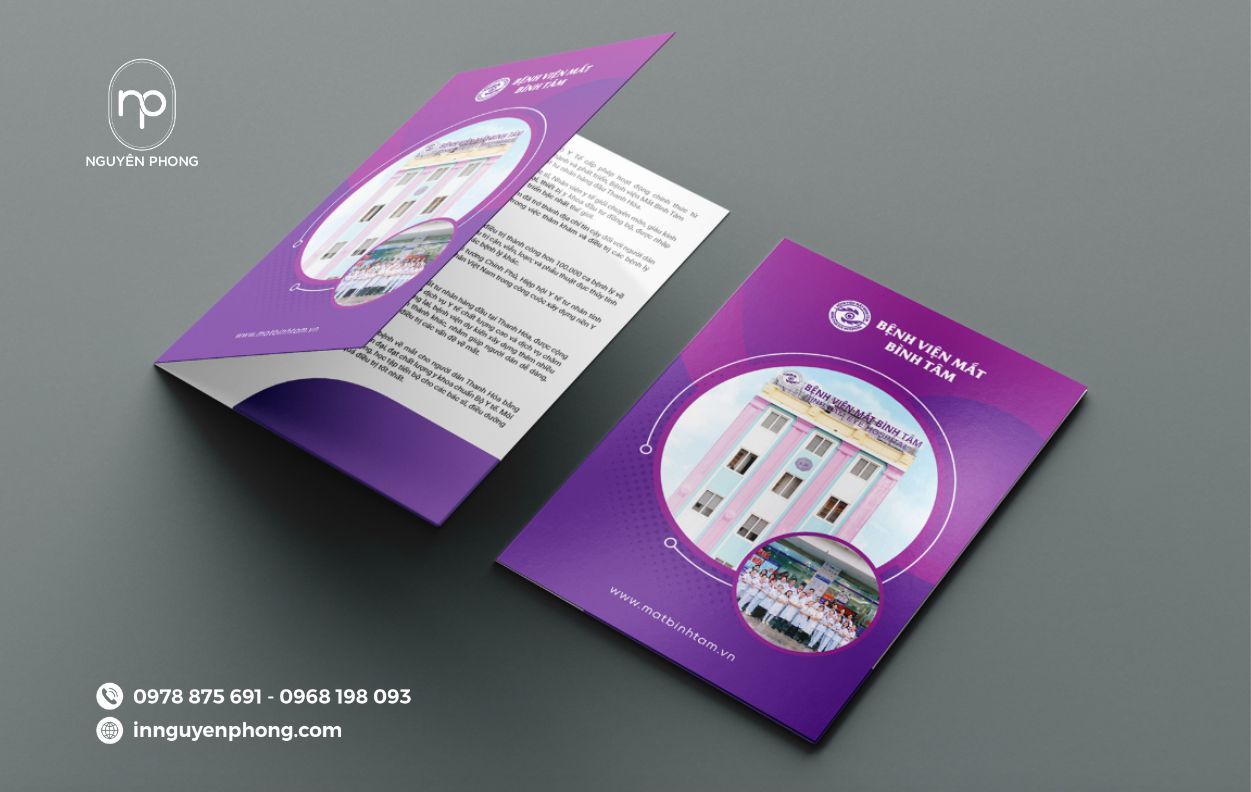 Mẫu kẹp file 2 mặt bệnh viện mắt